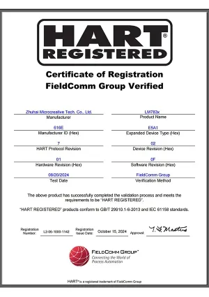 Сертификат HART