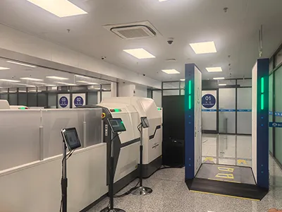 Досмотровый сканер миллиметрового диапазона для аэропортов