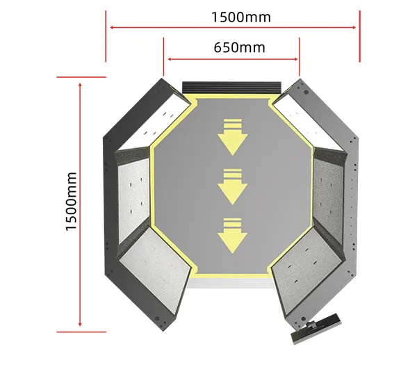 Схема габаритов устройства
