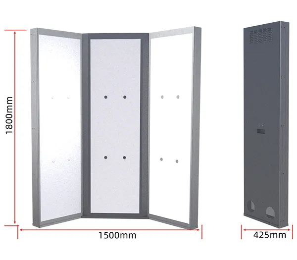 Схема габаритов устройства